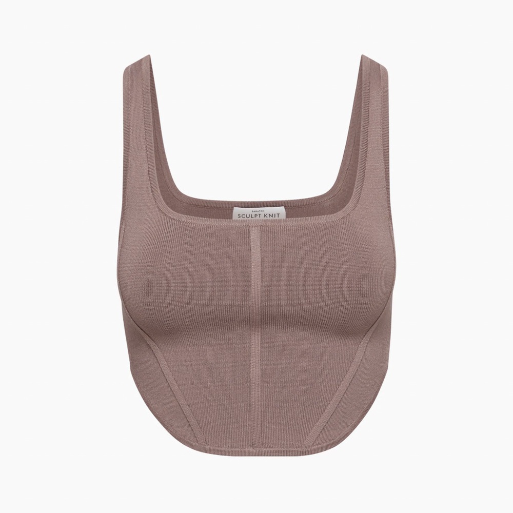 ARITZIA SCULPT KNIT CROP TOP